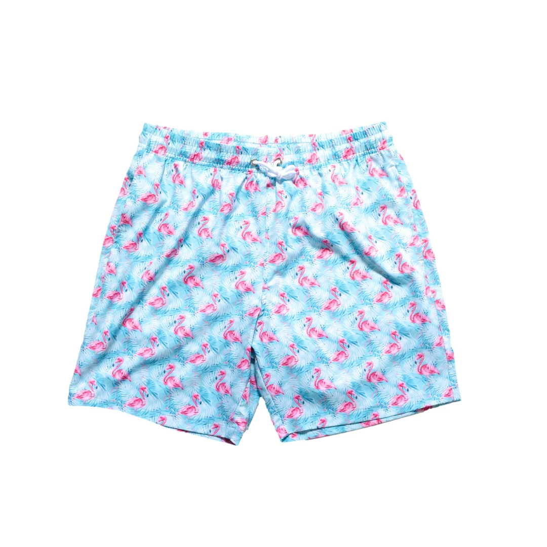 Artisan Playa Flamingo Men's Trunks Smooth