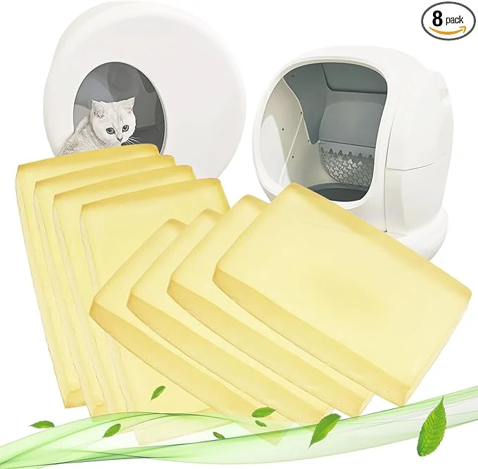 Easy-to-Use Odor Eliminator for MeoWant Self-Cleaning Cat Litter Box Cat Toilet Deodorizer Compatible with MeoWant Automatic Litter Box 8 Pack Practical