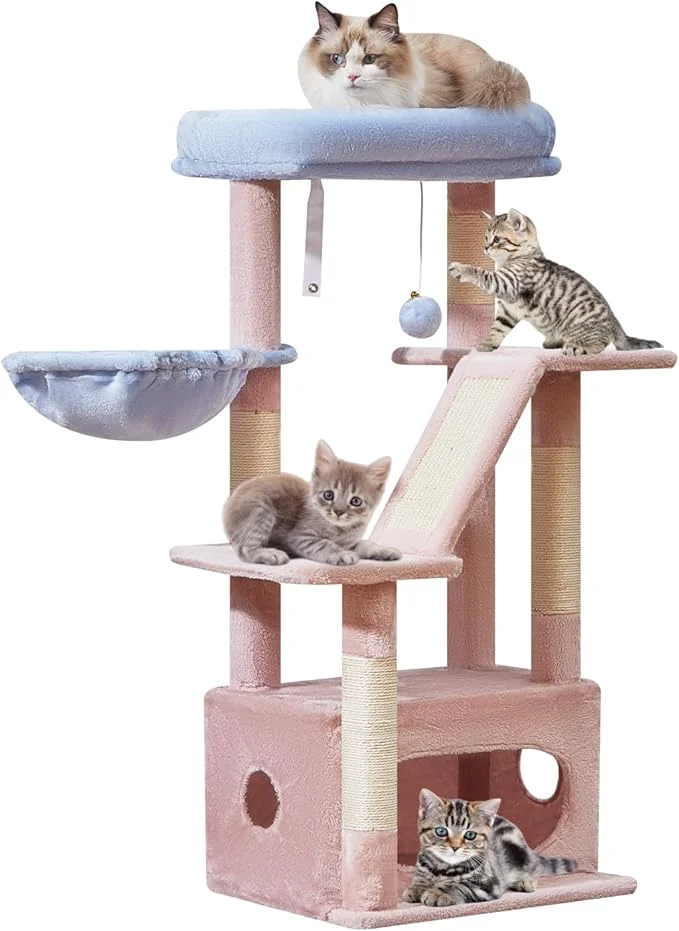 Next-Generation Taoqimiao Cat Tree 38.5-Inch Cat Tower Efficient
