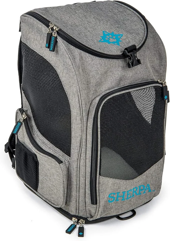 First-Class Sherpa 2-in-1 Backpack Travel Pet Carrier Airline On Soft