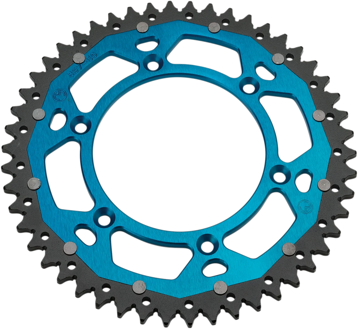 Advanced MOOSE RACING Dual Sprocket - Blue - 48 Tooth 1210-251-48-12X Enhanced