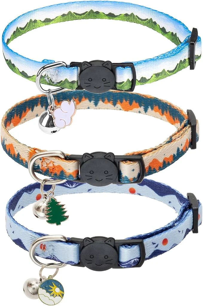 Unique SCENE Breakaway Cat Collars Clean