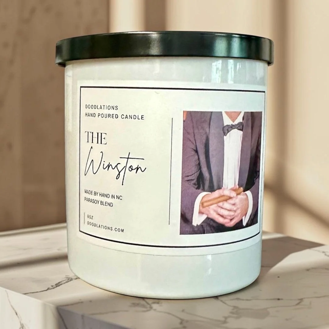 World-Class Doodlations Boutique Candle The Winston Traditional