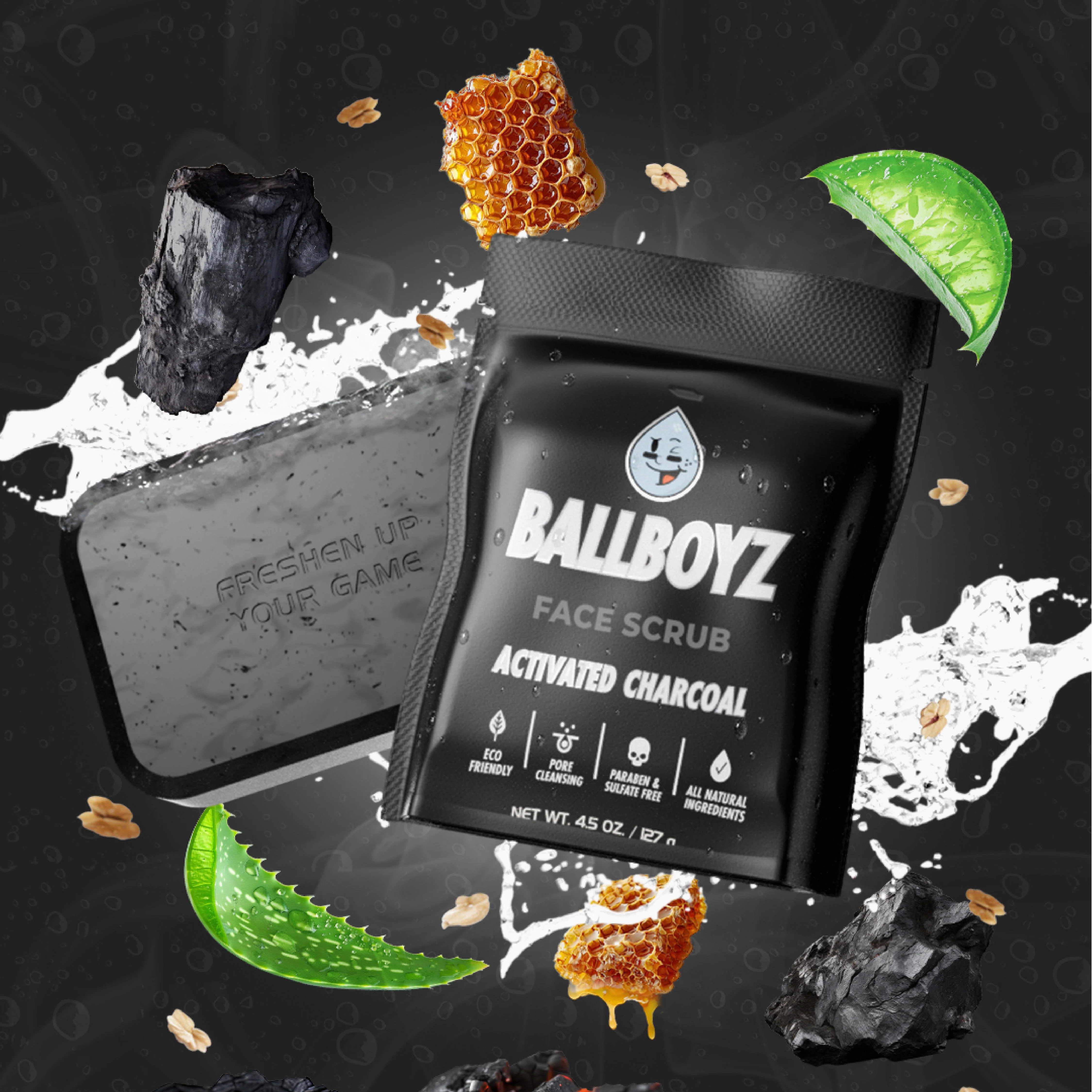 Enhanced Activated Charcoal Face Scrub Severe Acne Optimized