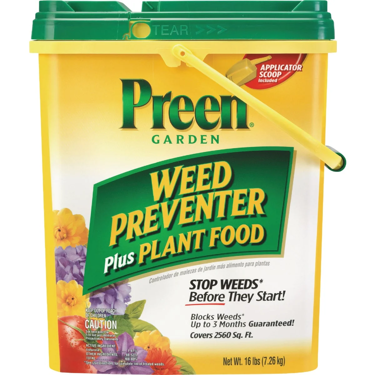 Versatile Preen 16 Lb. Ready To Use Granules Garden Weed Preventer Plus Plant Food Casual