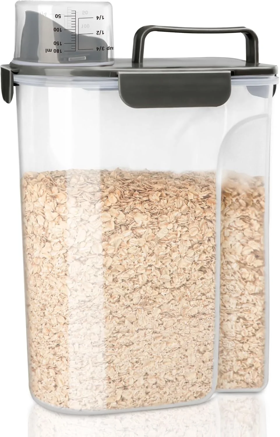 Fine Crafted Rice Container Airtight Rice Storage Container 10lb Ce Containers Storage BPA Food Dispenser with Pouring Spout Handle for Flour Pasta Grain Pet Dog Cat Bird Food Storage Container Exceptional