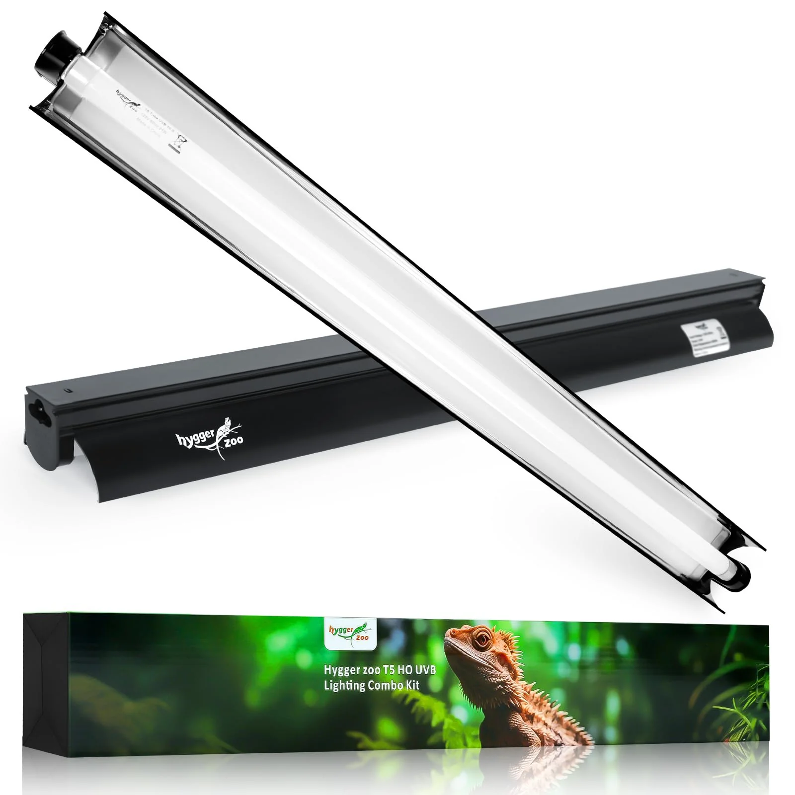 Proven Hygger Zoo T5 Reptile Light Fixture Combo Kit 24W Superior
