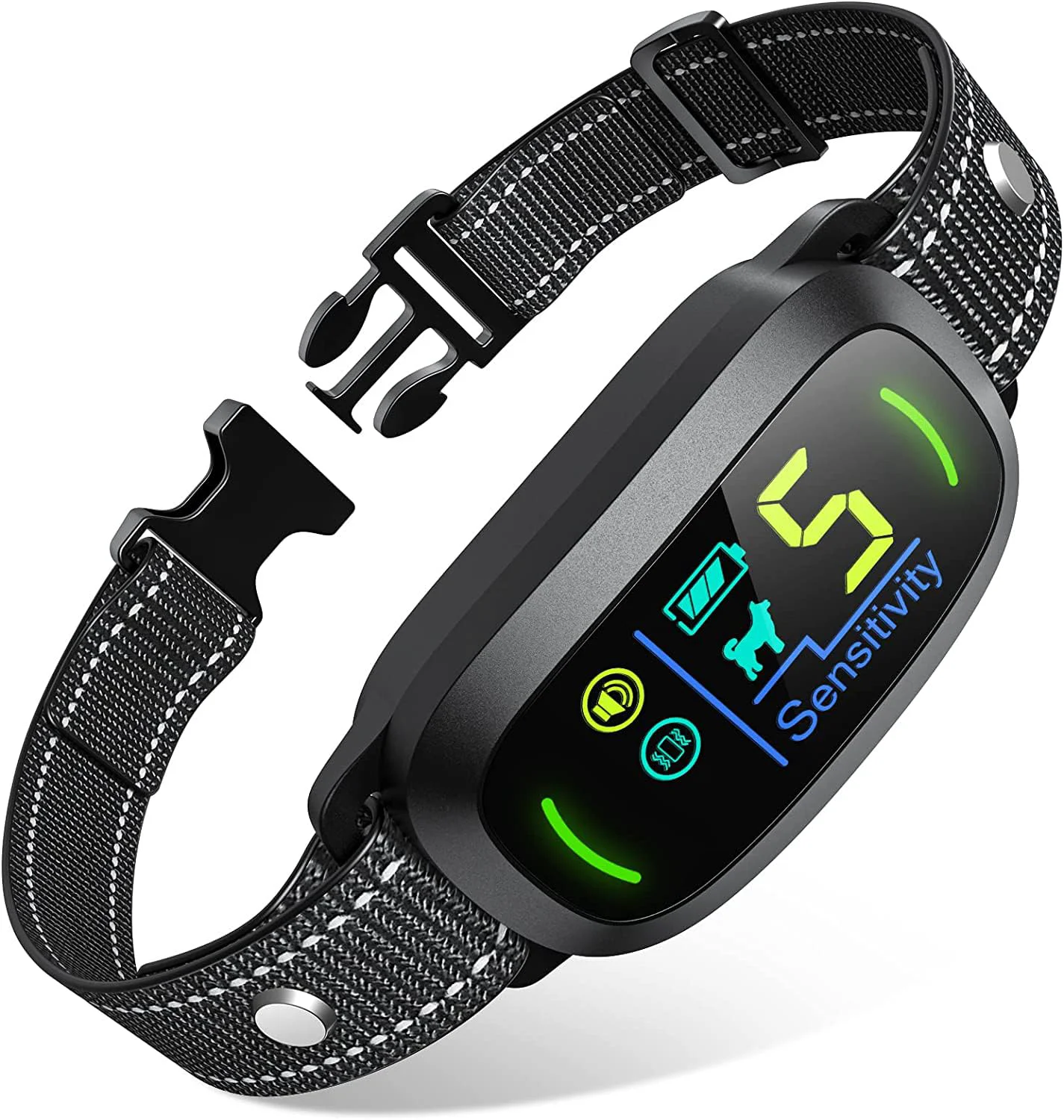 Genuine FAFAFROG Dog Bark Collar Rechargeable Smart Training Collar with 5 Sensitivity Levels Black Outstanding