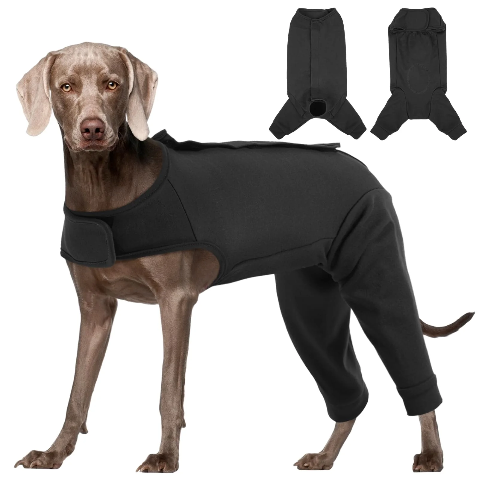 Relaxed Kuoser Dog Surgery Suit for Back Legs – Post-Surgery Recovery Licking Protection 7 Sizes Healthy
