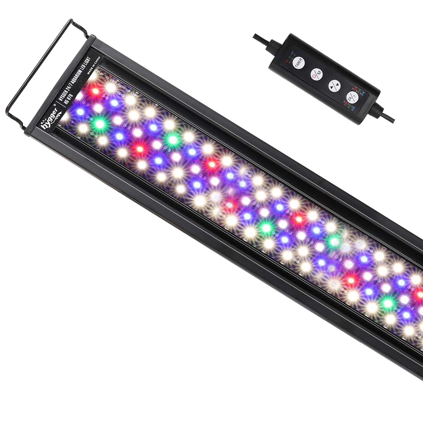 Durable hygger Advanced LED Aquarium Light – 24 7 Cycle DIY Mode Full Spectrum for 30-36 inch Freshwater Tanks Powerful