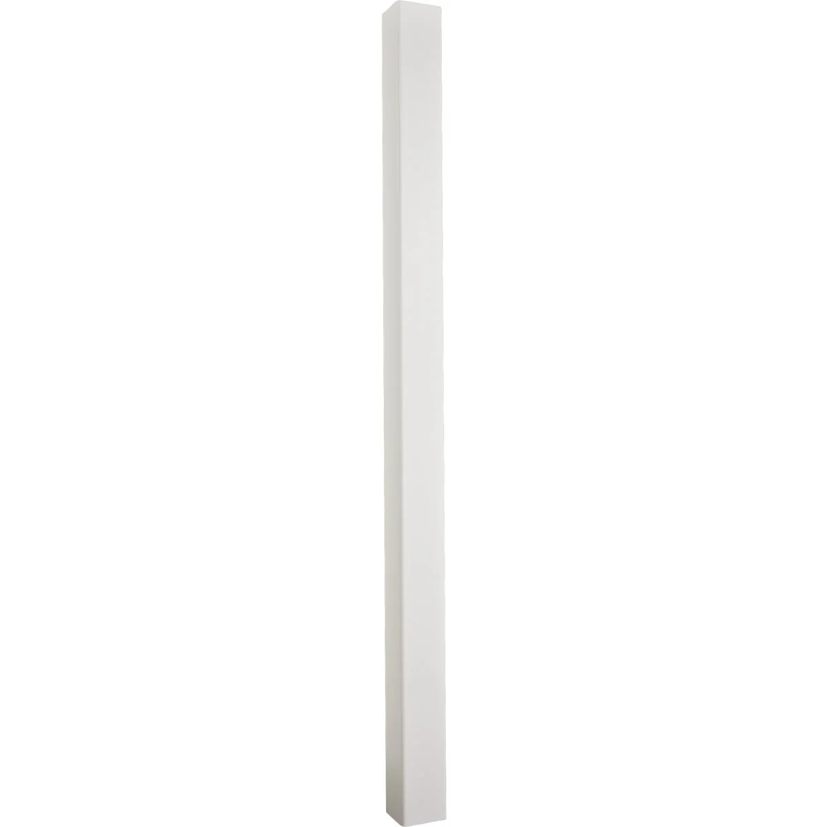 Advanced 5 In. x 5 In. x 96 In. White Blank Vinyl Post Environmentally Friendly