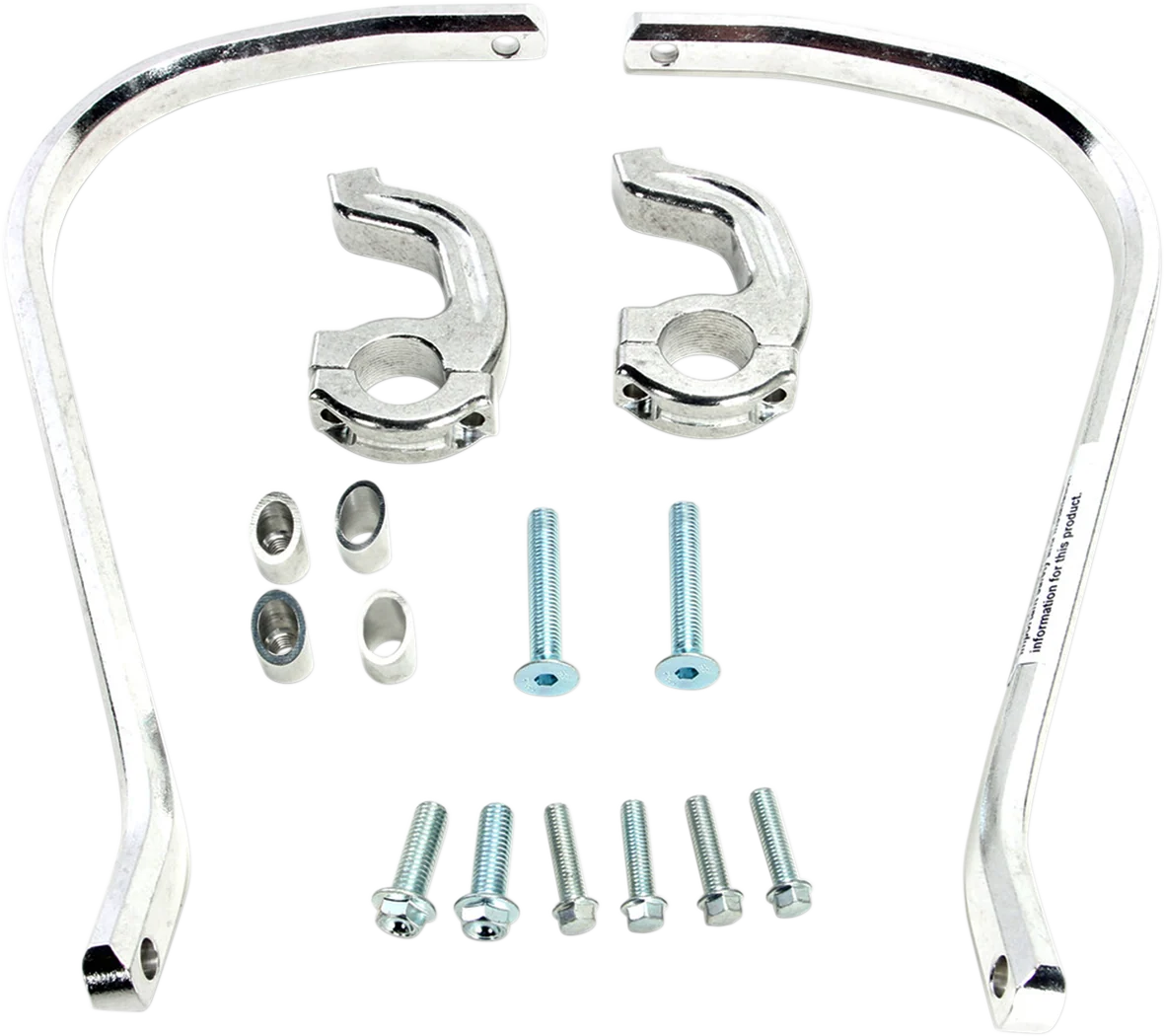 Crafted MOOSE RACING Handguards - Contour - 1-1 8 - Silver 50-5214S Effective