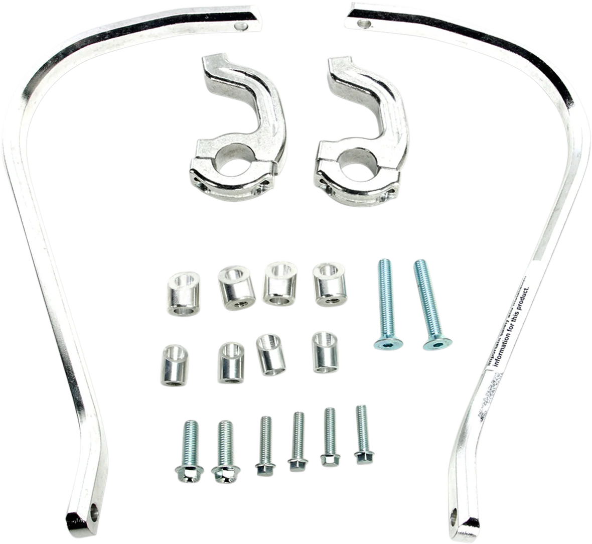 Elite MOOSE RACING Handguards - Contour - 7 8 - Silver 50-5232S Verified