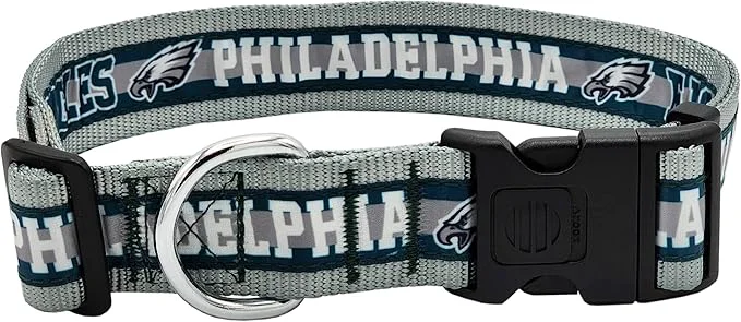World-Class NFL PET Collar Philadelphia Eagles Dog Collar X-Large Football Team Collar Convenient