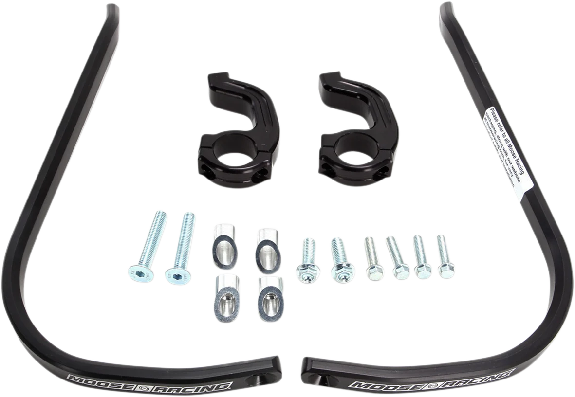 First-Class MOOSE RACING Handguards - Contour - Twinwall - Black 50-6206 Green