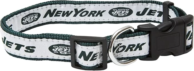 Responsible Pets First NFL New York Jets Licensed PET COLLAR Large Professional