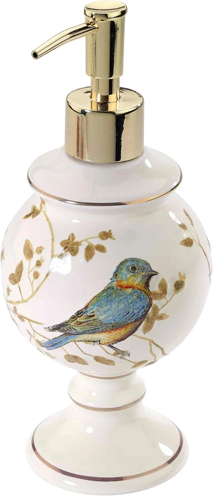 Premium Avanti Linens - Lotion Pump Soap Dispenser Countertop Accessories Nature Safe