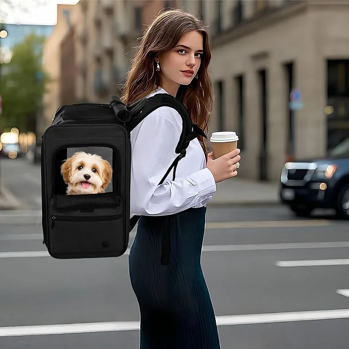 Excellent EliteField Deluxe Backpack Pet Carrier Travel Soft-Sided Carrier Bag Fast