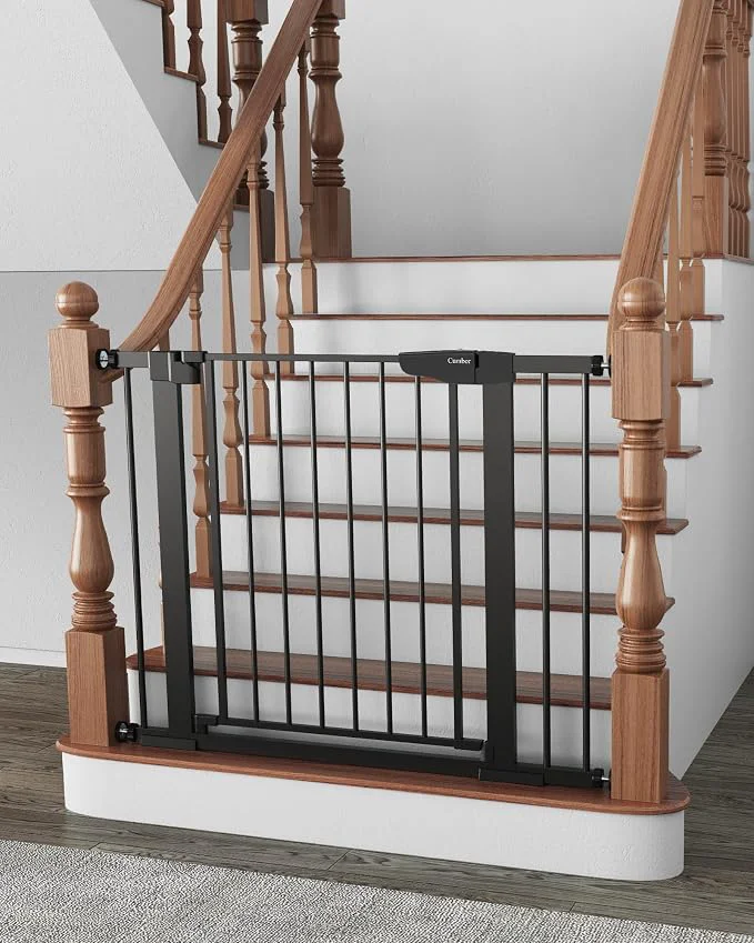 Environmentally Friendly Cumbor 29.7-40.6 Baby Gate for Stairs Baby Essential Safety Gate Mom's Casual