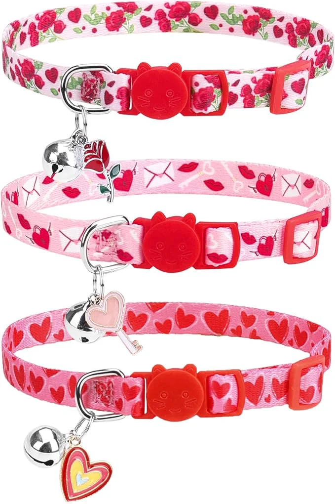 Recyclable PUPTECK Breakaway Cat Collars Casual