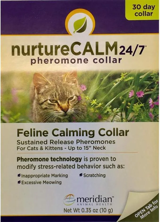 Smooth NurtureCALM 24 7 Feline Calming Pheromone Collar Upto 15 Neck About ThisOverview Crafted