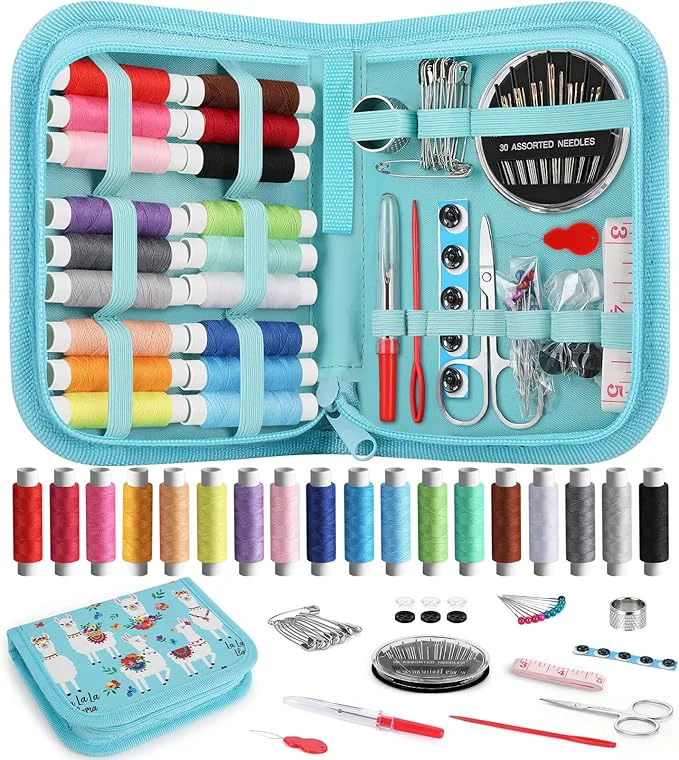 Verified Coquimbo Sewing Kit Gifts for Teen Grils Adults Women Mom Grandma Portable Sewing Supplies Contains Tape Measure Scissors Thimble Thread Sewing Needles Alpaca About ThisOverview Crafted