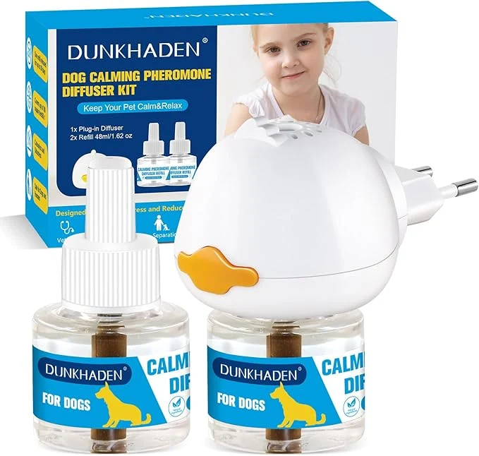 Flexible Dog Calming Pheromone Diffuser for Relief Anxiety Reducing Barking Attacks and Combating Stress 3 in 1 Calming Diffuser for Dogs B About This User-Friendly