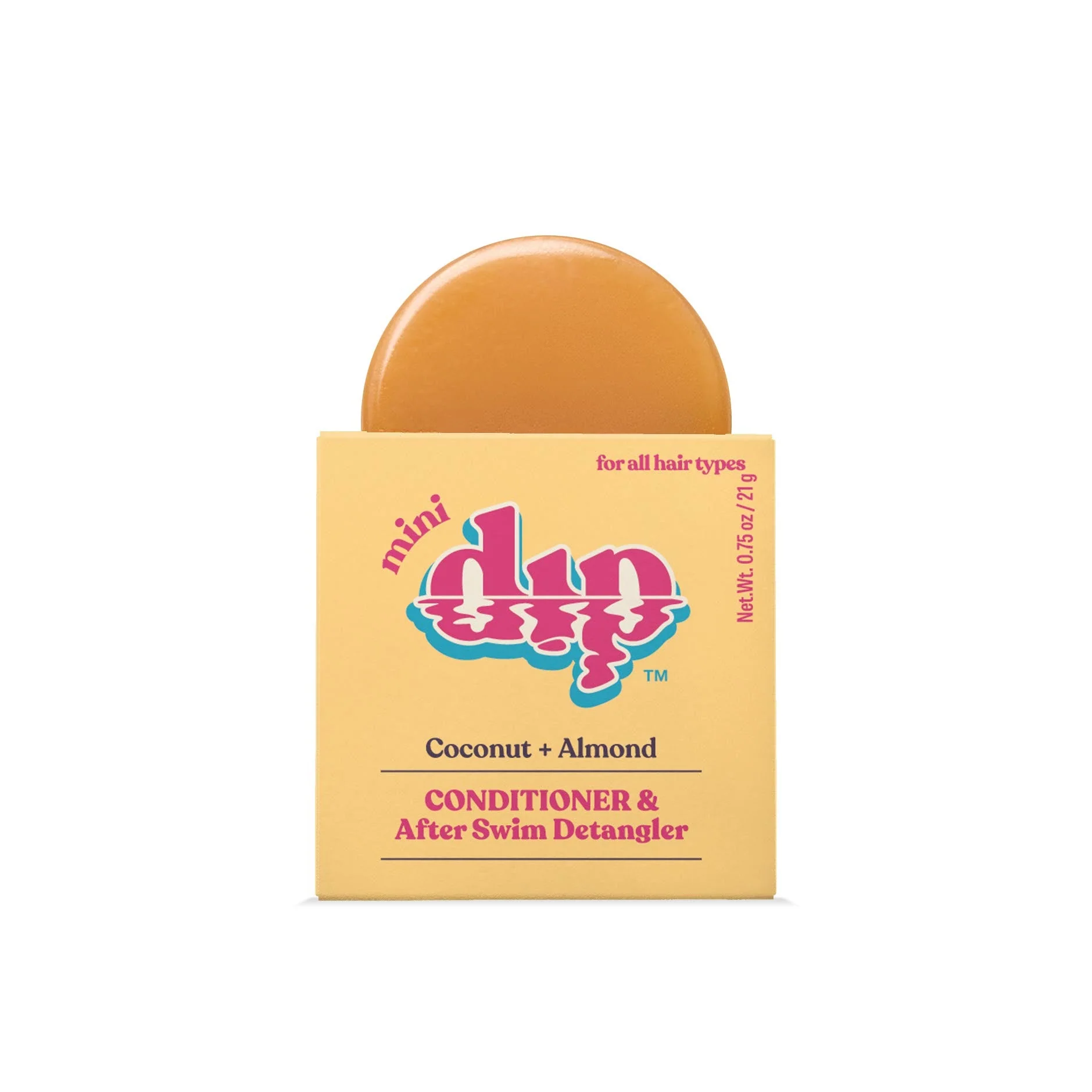 Carefully Designed Mini Dip Conditioner After Swim Detangler - Coconut Almond Efficient