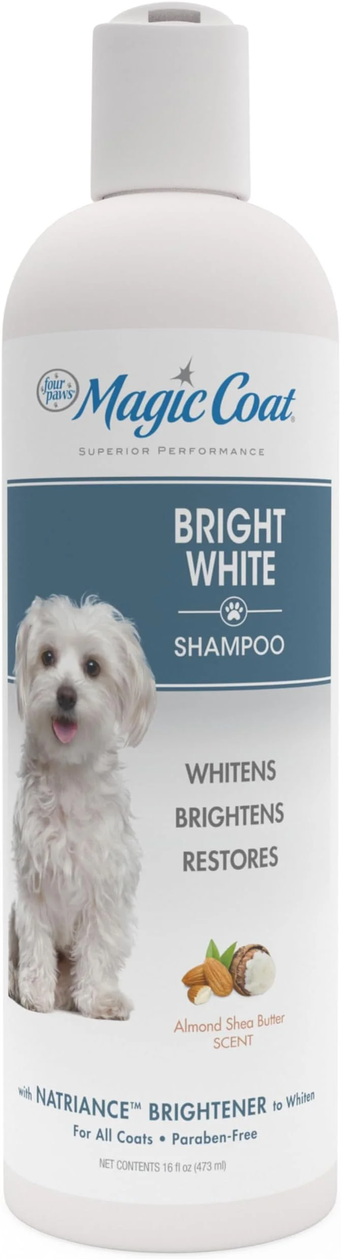 Functional Whitening Dog Shampoo — Removes Tear Stains Almond Shea Butter Scent 16ozAbout ThisOverview Refined