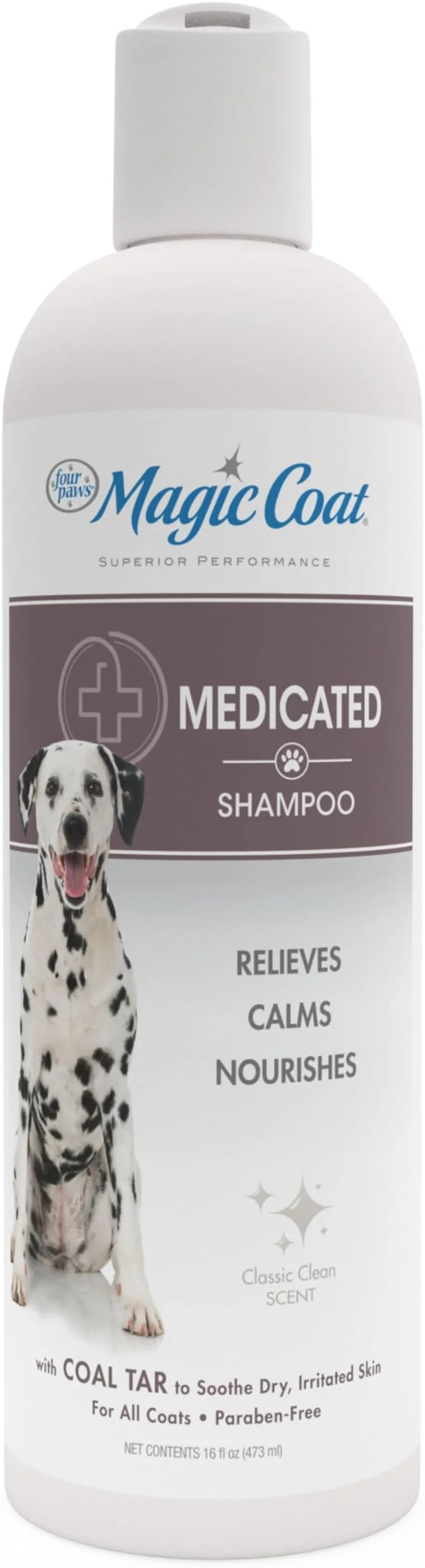 Pure Medicated Dog Shampoo — Coal Tar Itchy Dry Skin Relief Classic Clean Scent 16ozAbout ThisOverview Optimized