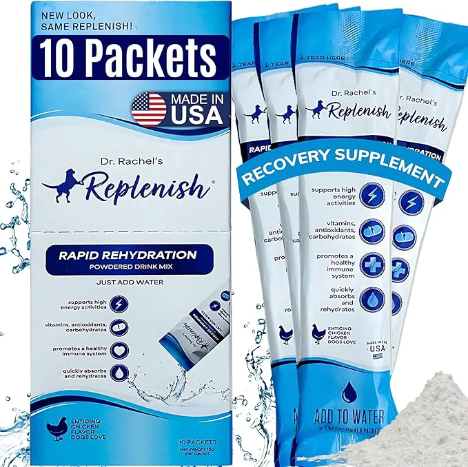 Solid Replenish Dog Recovery Water Supplement – Pedialyte for Dogs Hydration Drink Water Additive - Electrolytes for Dogs Hydration Supplement – 10 Packets CountAbout This Artisan