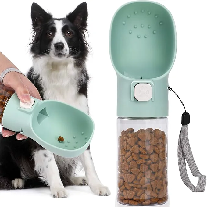 Genuine Colorday Handheld Dog Treat Dispenser Built-in Clicker Treat Pouch Hand Feeder for Puppy Training Walking Hiking Traveling 10 OZ Green About ThisOverview Healthy