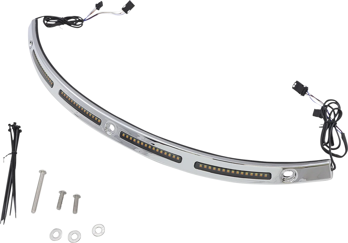 High-Performance Custom Dynamics Windshield Trim - Chrome CD-WT2-14-C Superior