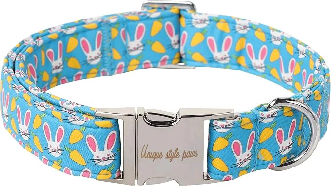 Soft Unique style paws Dog Collar Metal Buckle Collar Selected