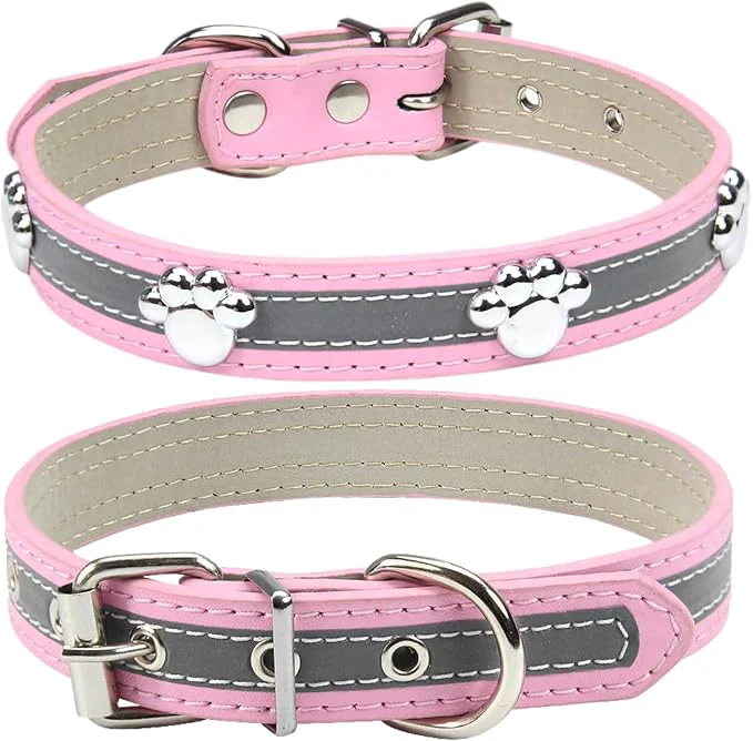 Breathable PETCARE Reflective Dog Collar Trendy