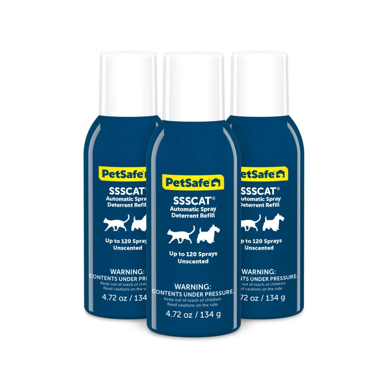 Unique PetSafe SSSCAT Automatic Spray Deterrent – Odorless Contactless Training 3 Refills Next-Generation