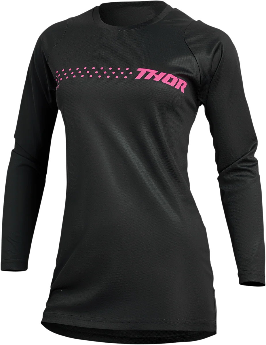World-Class Thor Women's Sector Minimal Jersey - Black Pink - Large 2911-0250 Consistent