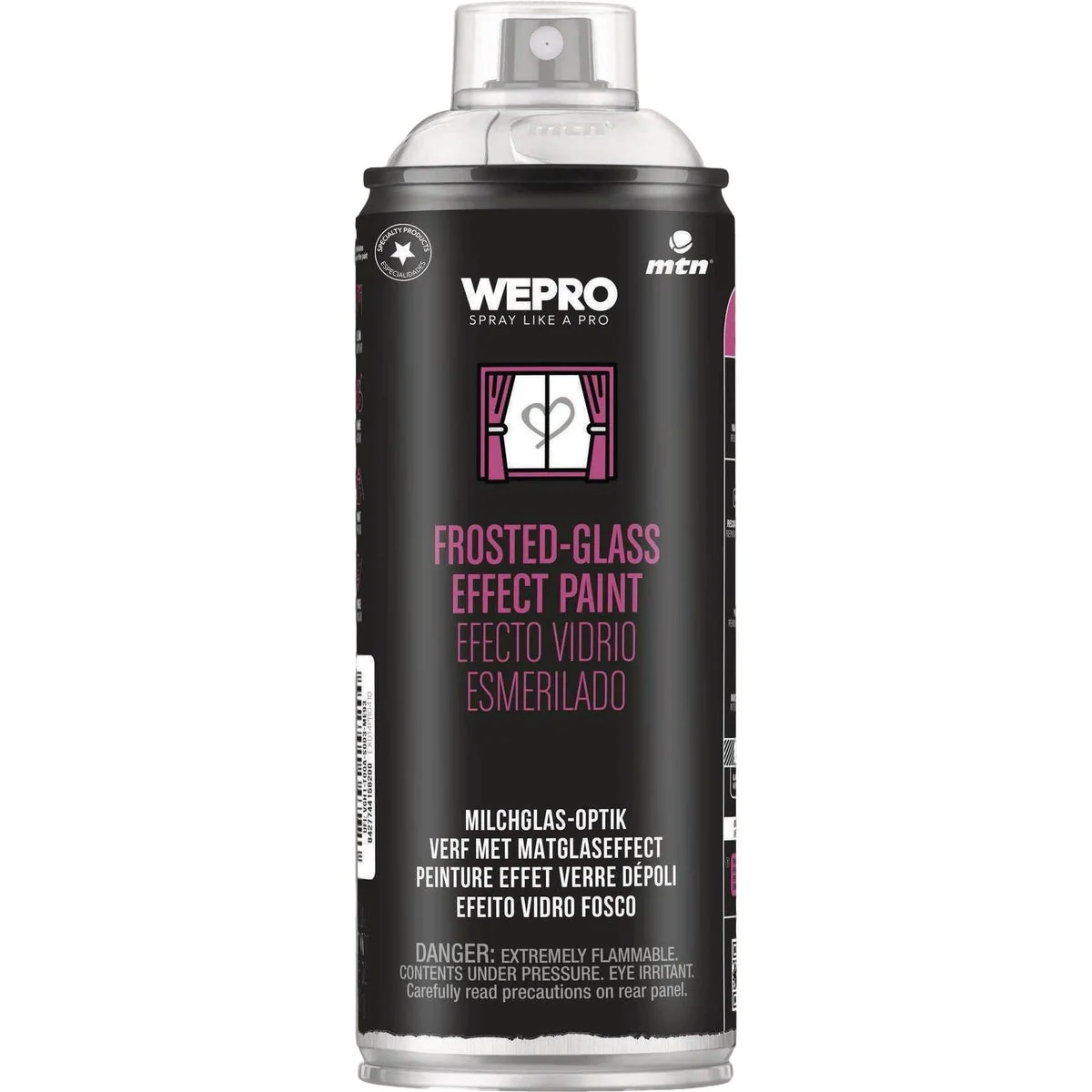 Artisan MTN PRO Frosted Glass Effect Spray Paint Consistent
