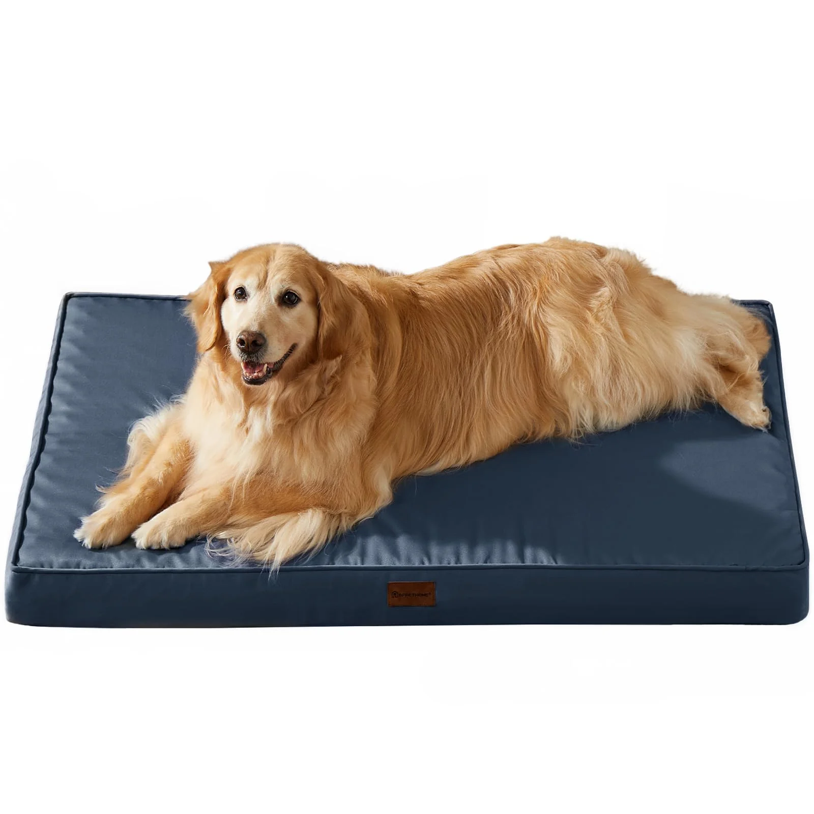 Unique BFPETHOME Outdoor Dog Bed for Large Dogs – Waterproof Orthopedic 47x29in Navy Consistent