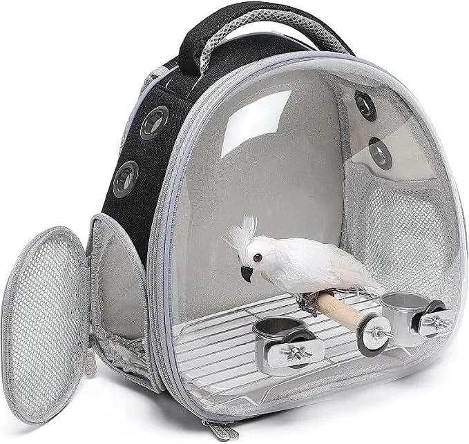 Selected Bird Travel Carrier Portable Backpack Cage Optimized