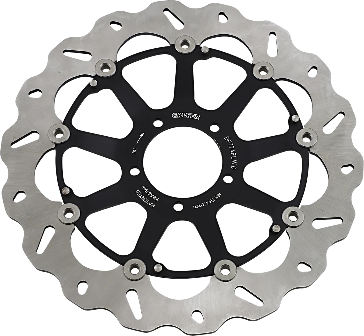 Advanced GALFER Front Rotor DF774CWDD Unique