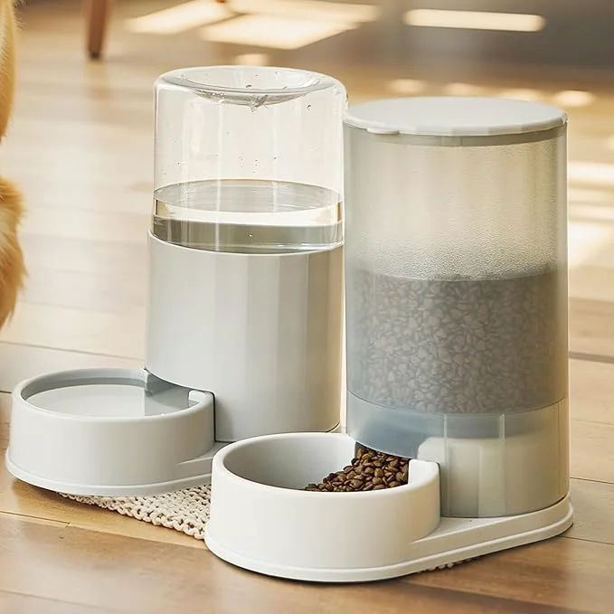 Quality Gravity 3.8L Automatic Pet Waterer and Feeder Bundle Set Efficient