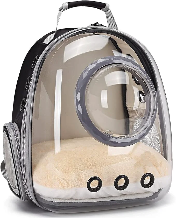 Crafted Bubble Cat Carrier Backpack Transparent Pet Carrier Backpack Secure