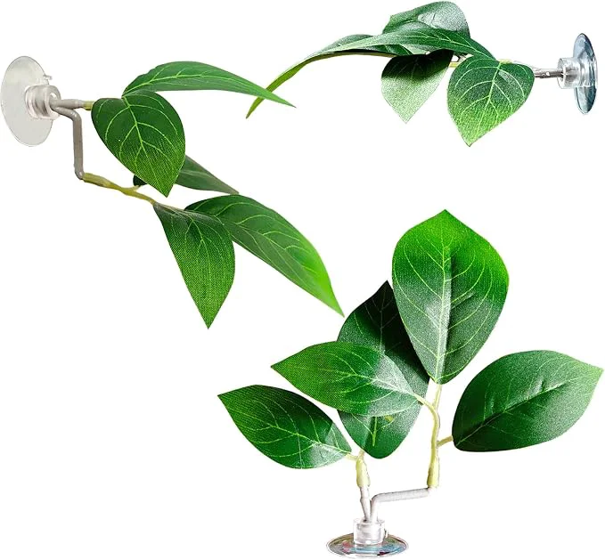 Expertly Made Fish Leaf Pad Fish Tank Accessories Aquarium Décor Simulating 3 pcs Adjustable Elite