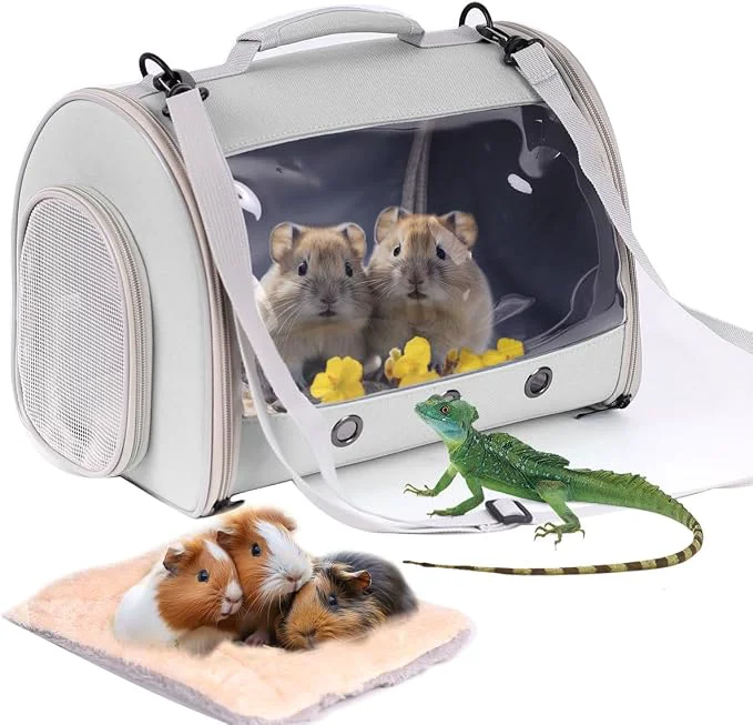 Elite Bearded Dragon Travel Carrier Backpack Lizard Backpack Carrier Space Capsule Easy-to-Use