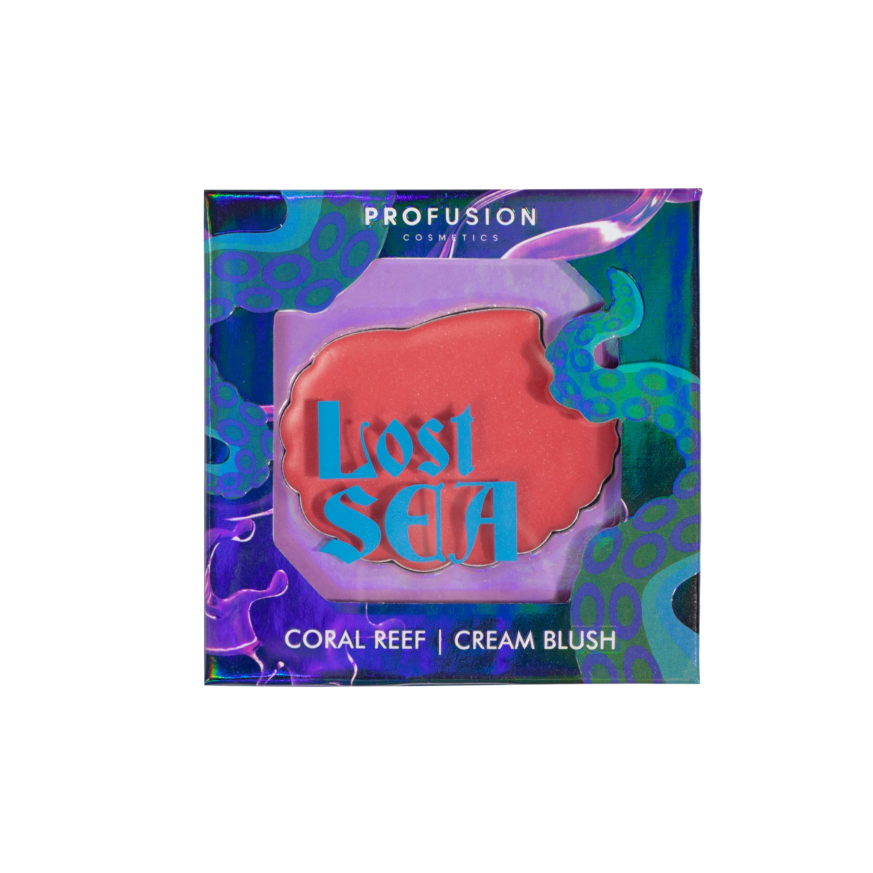 Long-Lasting Lost Sea Shell Shaped Cream Blush - Coral Reef Verified