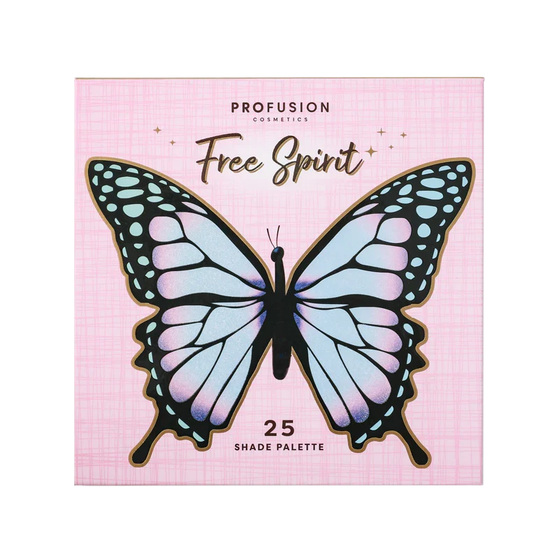 Detailed Empowered Butterfly Spirit 25-Shade Palette Original Design