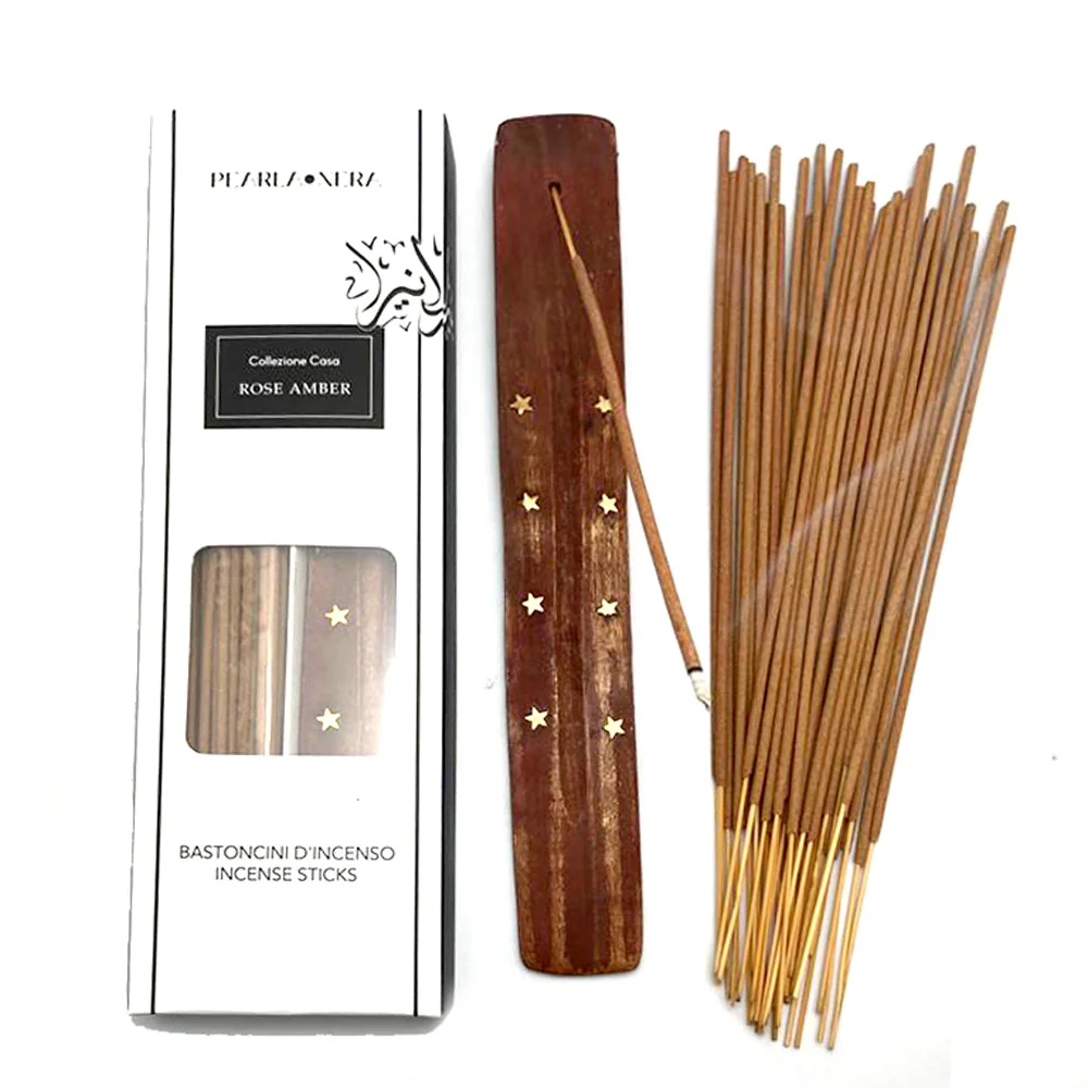Advanced Spice Wood Incense Sticks with Wooden Holder 40 x 10 Unique