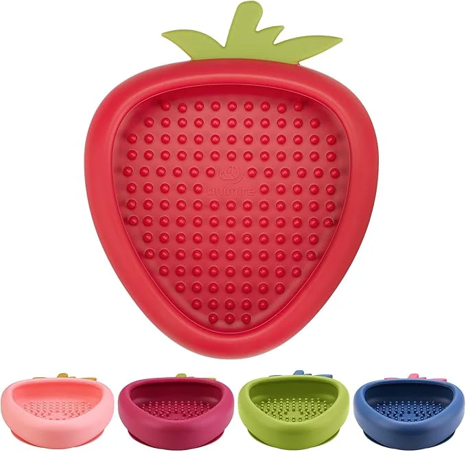 First-Class ze Dog Lick Bowl Animire Non-Slip Slow Feeder Lick Mat for Dogs Silicone Dog Enrichment Bowl for Distraction Anxiety Relief Boredom BPA Dishwasher Safe Red L About ThisOverview Minimalist
