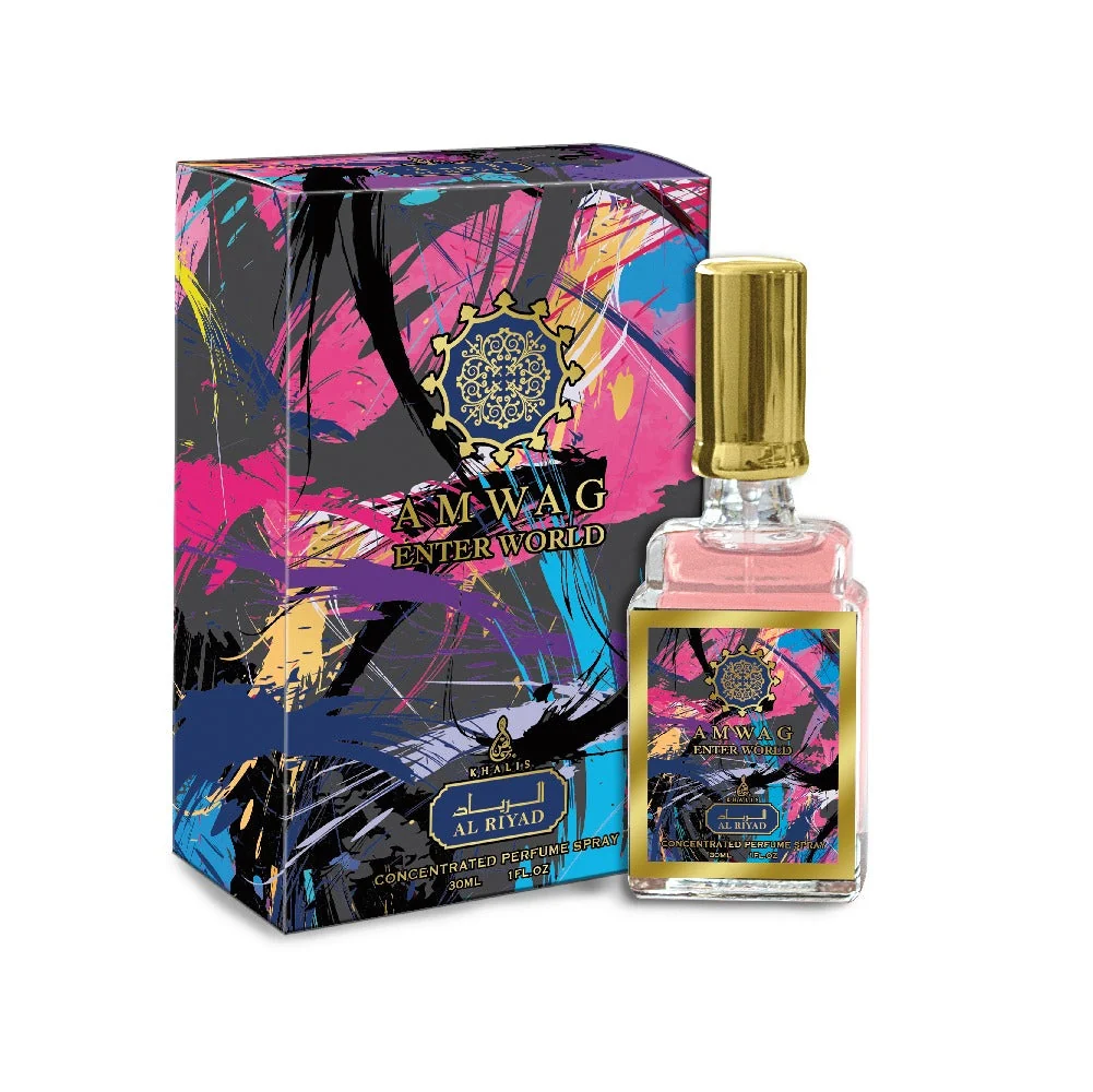 Solid Amwaj Enter World 30mL EDP Inspired by Interlude for Men Innovative